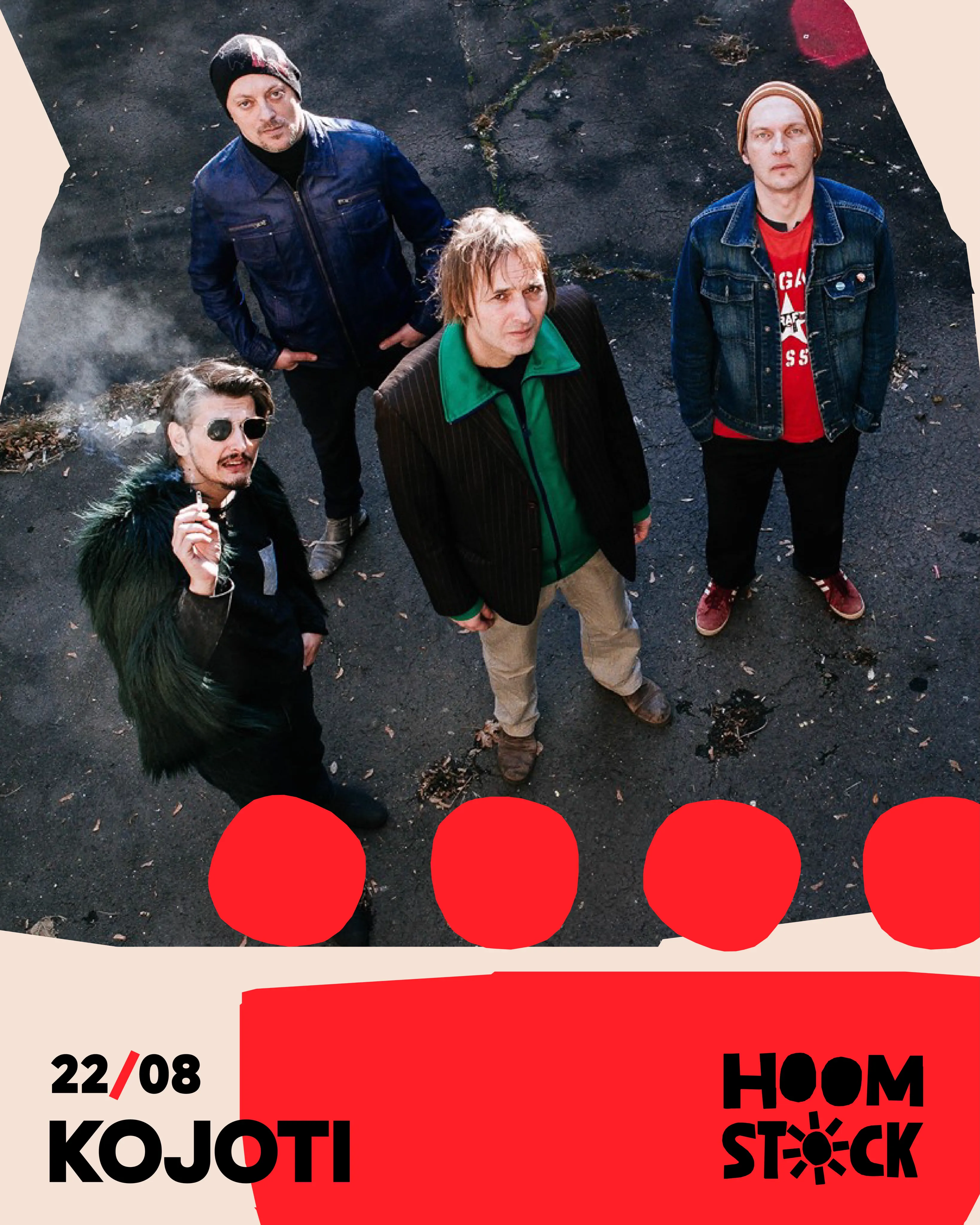 Kojoti nastupaju na HOOMSTOCK 2026 rock festivalu u Humu na Sutli